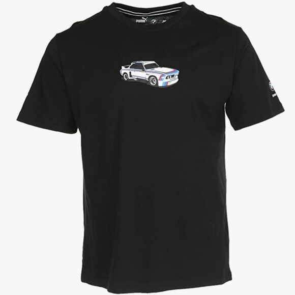 Puma Bmw M Motorsport Mms Statement T-shirt Men Black - Picture 1 of 3